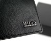 Portfel Hugo Boss Monist męski czarny na banknoty i karty skórzany